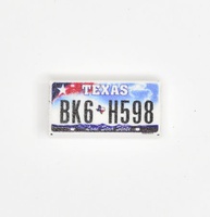 Tile 1 x 2 car number plate Texas 2