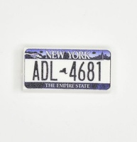 Tile 1 x 2 car number plate New York