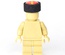 Papakha Kubanka Cossack Fur Hat red top with yellow stripes.