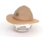 Soviet Army Summer Sand Afghanka hat Panama with field khaki star.