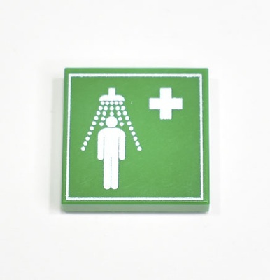 Tile 2 x 2 "Emergency Medical Shower"
