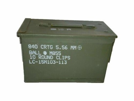 Ammo box  M855 5.56 mm 