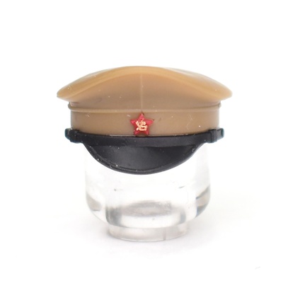 RKKA cap for LEGO figures with early star hammer and plow