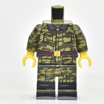 Russian Soldier winter uniform camo VSR-98 Flora. Legs and torso 3 side printed arms