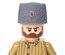 Papakha Fur Hat red v1910 Imperial Soldier Army for lego minifigures