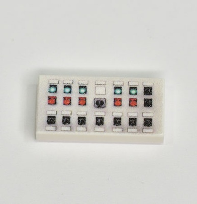 Tile 1 x 2 Control panel 1