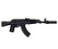 Automatic Rifle series M with silencer for LEGO figures