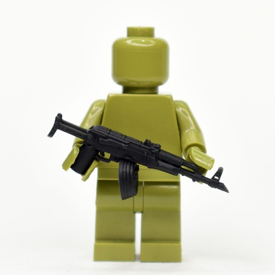 Automatic Rifle series M with drum magazine for LEGO figures