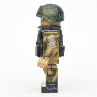 Russian Soldier in Moss camo with Ratnik helmet and vest (not LEGO)