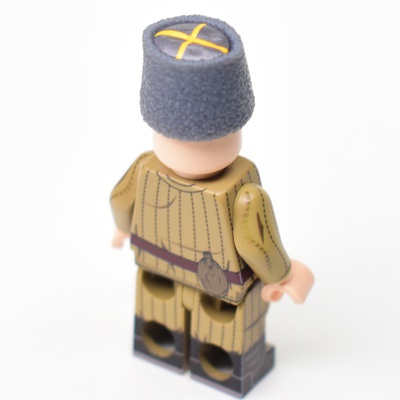 Papakha Fur Hat for Red Army Colonel with Cockade 1956 for lego minifigures