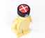 Papakha Kubanka Fur Hat red top with wehrmacht insignia for lego minifigures