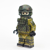 Russian soldier in 6Sh122 camouflage suit, with helmet and vest. (not LEGO)