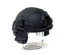 Helmet with vertical headphones, black V3