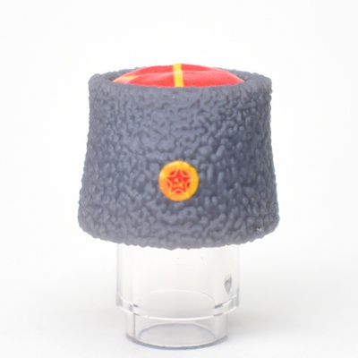 Papakha Fur Hat for Red Army General with Cockade 1940 for lego minifigures