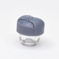 WWII Ushanka hat for LEGO figures. Dark grey