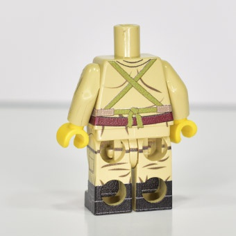 Afghan Soviet, tan, Chest rig, boots, LEGO Legs and torso