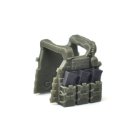Plate carrier lbt 6094 with pouch dark green with black magazines