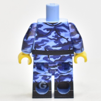 LEGO Soldier in sky blue camo