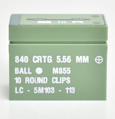 Ammo box  M855 5.56 mm 