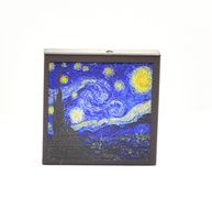 Tile, 2 x 2 with painting "The Starry Night" by Vincent van Gogh