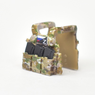 Plate carrier lbt 6094 with pouch multicam with black magazines and patch V3