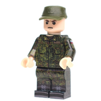 Russian soldier in summer uniform Digital Flora Camo (not LEGO)