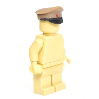 RKKA cap for LEGO figures with early star hammer and plow