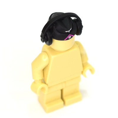 GERMAN WWII Side Cap. With headphones. For LEGO figures.