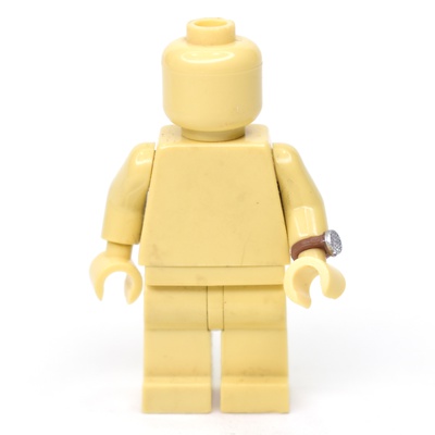 Trench watch with shrapnel guard WW1 period. For LEGO figures.