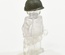 WWII US WW2 M1 Helmet with Net Cover for lego figures