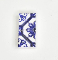 Tile 1x2 with print "pattern 2"
